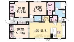 SHAMAISON ALIVIO間取り図面