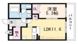 アンプルールフェールオリゾン間取り図面