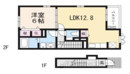 サニーフラット１間取り図面