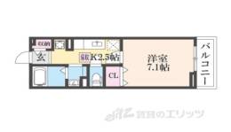 ヌーベル・ソウザ１間取り図面