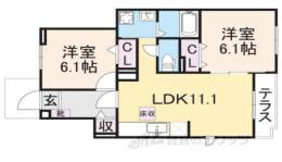 フラワータウン　ベルフラワー間取り図面
