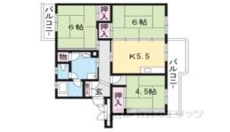 桃山南団地45号棟間取り図面