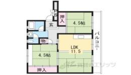 桃山南団地35号棟間取り図面