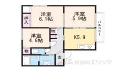 エクセル木津間取り図面