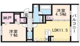 ティグリスA棟間取り図面