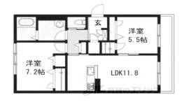 シャーメゾン11ｂａｎｃｈｉ間取り図面