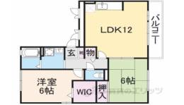 ベル・デ・カーサ枚方公園１番館間取り図面