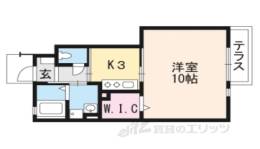 ウエストパレス２間取り図面