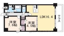 ピュアコート六地蔵間取り図面