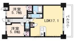 ピュアコート六地蔵間取り図面