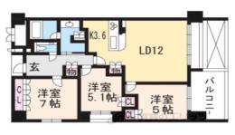 グランドメゾン京都岡崎間取り図面