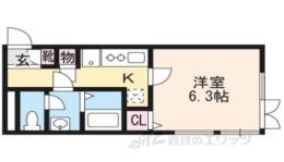 ミヤヴィ御所西間取り図面