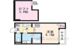 アンソレイエ椥辻間取り図面
