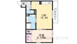 フラン岡間取り図面