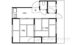 ヨークンハウス木津川間取り図面