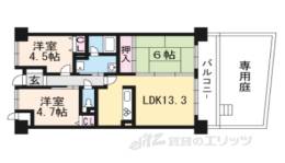 エルポート桃山間取り図面