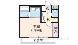 アメリ御所西間取り図面