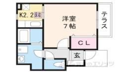 ノール　ヴィラージュ２間取り図面