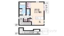 ノール　ヴィラージュ２間取り図面