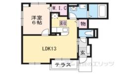 エトワール寺田２間取り図面