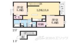 グランド　ヒル弐番館間取り図面