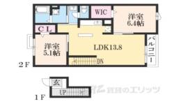 グランド　ヒル弐番館間取り図面