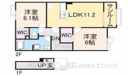 グランツオーベル木之本１間取り図面