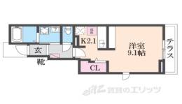 Ｈａｒｕｋａｓ　１間取り図面