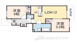 プラシード　Ｊ．間取り図面