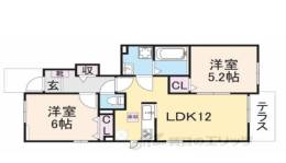 プラシード　Ｊ．間取り図面