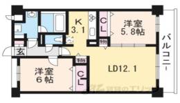 グローリードミール天神間取り図面