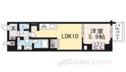 リーガル京都二条城前間取り図面