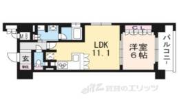 リーガル京都二条城前間取り図面