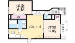 アパートメントくり間取り図面
