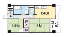 京都四条グランドハイツ間取り図面