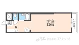 城北コーポ２間取り図面
