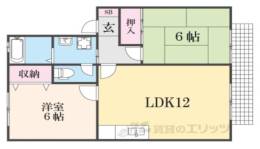 フレンドリー１間取り図面