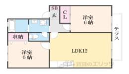 フレンドリー１間取り図面