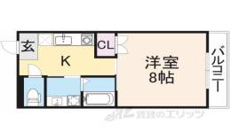 コーポことぶき２間取り図面