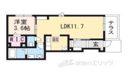 グリーンロード楠葉１間取り図面