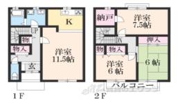 ユメニティ２７　Ｂ間取り図面