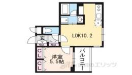 ヴァンベール御苑前間取り図面