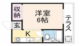 シャトー尾本間取り図面
