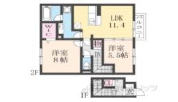 ソシアＢ間取り図面