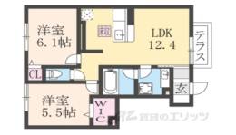 ソシアＢ間取り図面