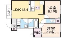 ソシアＢ間取り図面