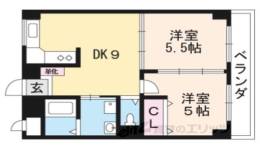吉祥院ガーデンハイツＡ棟間取り図面