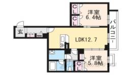 シャーメゾン和善鳴滝間取り図面