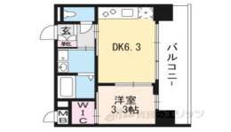 プレサンスTHE KYOTO東福寺WEST間取り図面