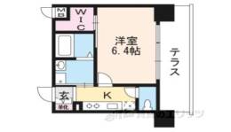 プレサンスTHE KYOTO東福寺WEST間取り図面